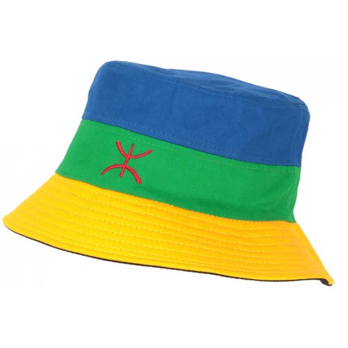 Chapeau bob berbere bleu vert - berbere,