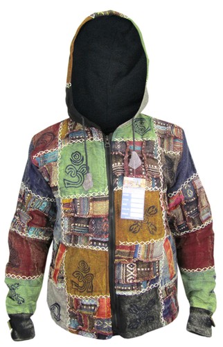 Hippie boho paix veste polaire - hippie,