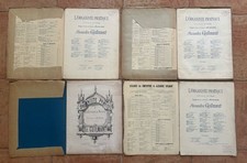 Lot De 4 livres Partions Orgue/Harmonium GUILMANT Alexandre/L'Organiste Pratique