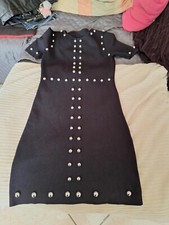 Robe  Noire Fantaisie Maille