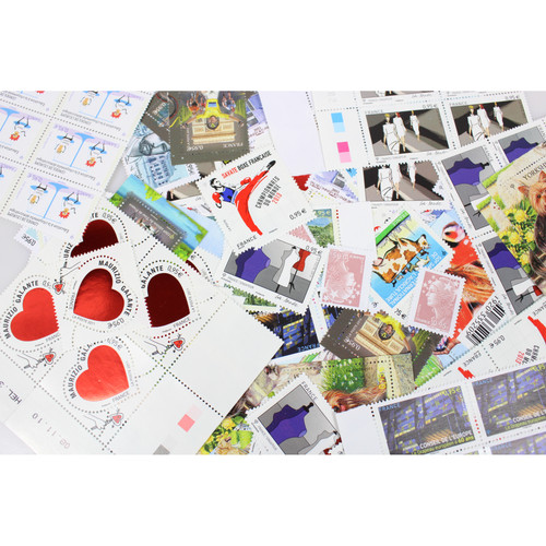 Lot 100 timbres france - de,