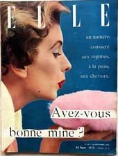ELLE Magazine n° 357 du 29 Septembre 1952 ancienne revue de mode couture