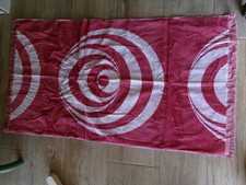 Société Générale serviette bain 100x55cm publicitaire vintage années 80 France