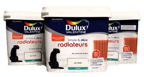 Lot peinture radiateur dulux - peinture,