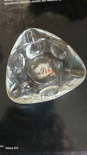 Cendrier verre avia vintage - avia,
