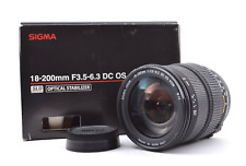 【Presque comme neuf】SIGMA 18-200mm f/3.5-6.3 DC OS HSM pour NIKON F du Japon ...