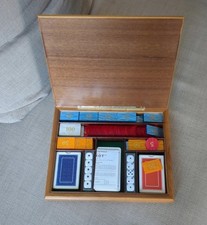 Coffret de jeu ancien – TAROT / Poker / Dés – Héroun – Complet avec jetons et...