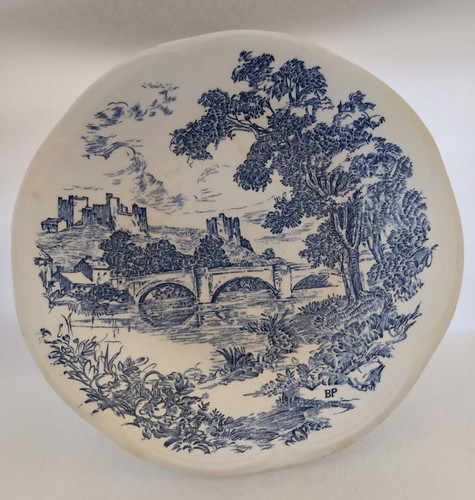 Assiette creuse publicitaire - assiette,