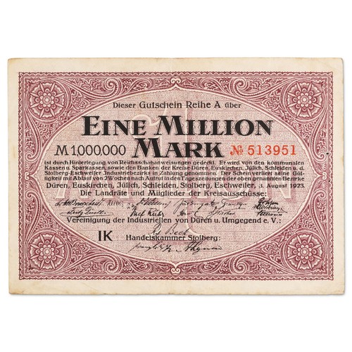Allemagne billet million - allemagne, 1
