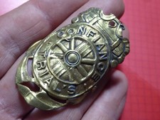 Ancienne Plaque  de Vélo Cycles  CONFIANCE TRIAL'S