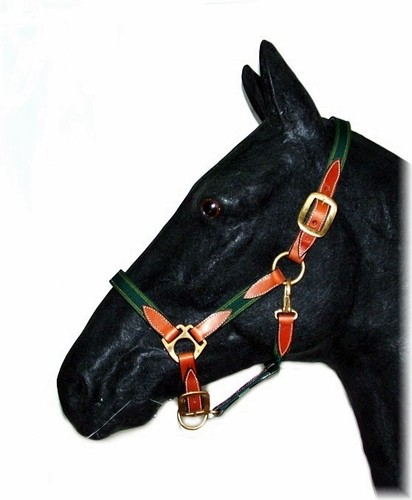 Licol pour cheval cuir - licol,