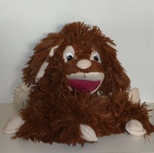 Peluche marionnette Lapin - Marron
