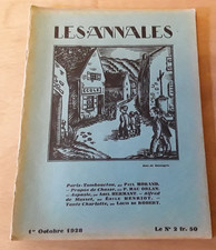 LES ANNALES N°2319 1928 Paris Tombouctou Loti Marie Laurencin pub Peugeot Dunlop