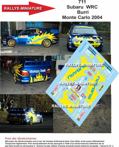Decals ref 0711 subaru - decals,
