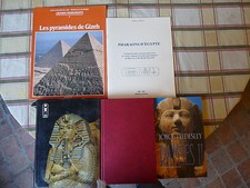 Lot de 5 livres sur L'égypte et les Pharaons 