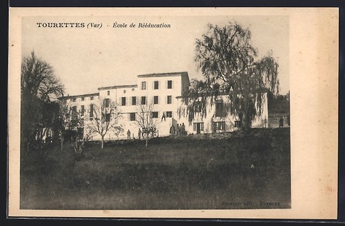 Cpa tourettes école - tourettes,, de