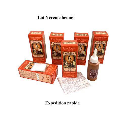Lot crèmes henné cuivre - crèmes,