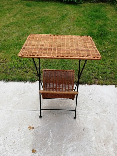 Table guéridon vintage avec - vintage,