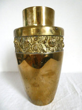 Vase Art Nouveau en laiton