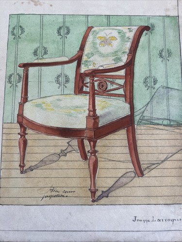 Etude dessin préparatoire - &,