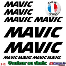 10 Stickers Mavic - Autocollants Adhésifs Cadre Velo Bike Roues - 212