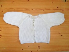 Ancien gilet laine bébé