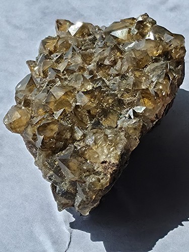 Quartz fumé cristallisée - quartz,