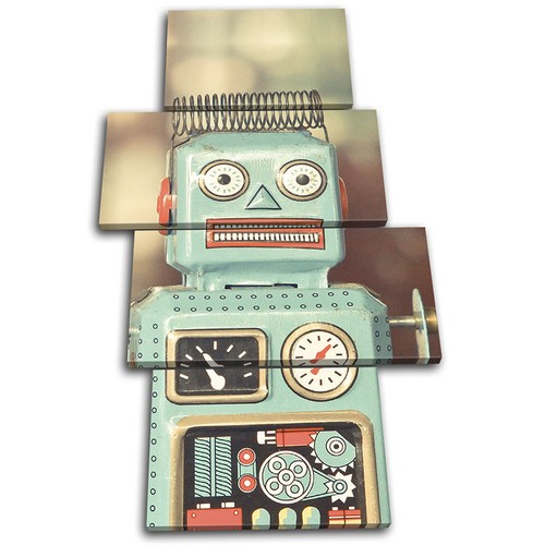 Robot vintage toy - vintage, for