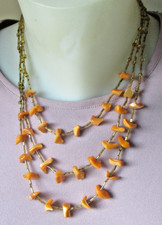 Collier réglable couleur or 3