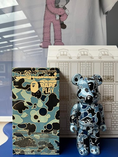 Bearbrick 400 bape play blue - play,