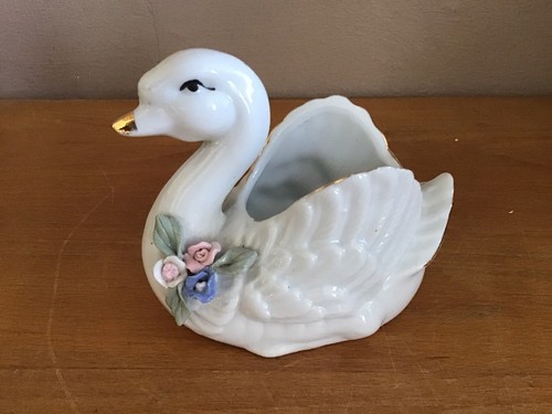 Cygne céramique petit vase - cygne,