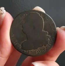 I25905 rare 2 sols Louis XVI 1792 W Lille pièce de monnaie royale 