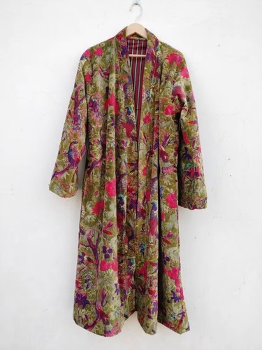 Robe kimono imprimée oiseau - kimono,