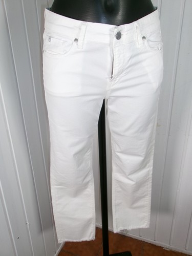 Pantalon jeans blanc 8 - blanc, 7/8