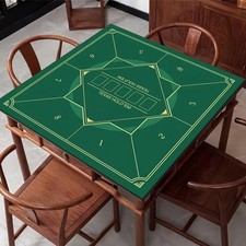 Tapis de Poker Carré, Texas Holdem pour sa Propre Table de Poker, Tapis Table...