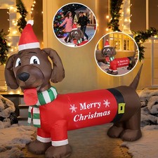 Décoration gonflable de Noël