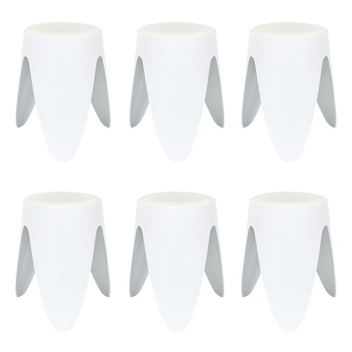 Lot tabourets empilables - de, 6