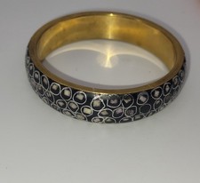 Bracelet vintage laiton doré