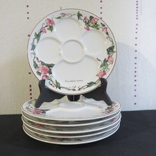 6 assiettes a huitres en