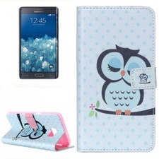 Coque Pour Téléphone Samsung Galaxy Note 5 Edge Épaissie Hibou Sur Branche