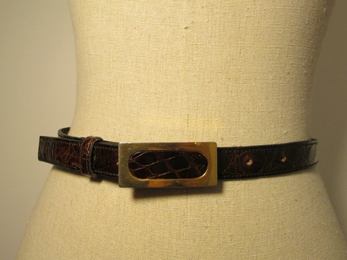 Ceinture vintage croco - ceinture,