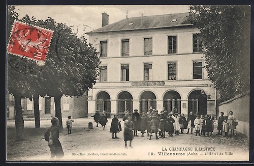 Cpa villenauxe hôtel - villenauxe,, l´hôtel