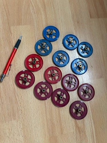Meccano ancien lot roues - lot,