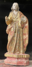 Christ bois polychrome - en,