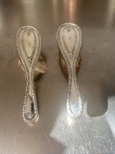 2 Anciennes Brosses En Argent