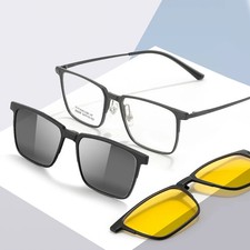Lunettes Titane 3en1 Carré
