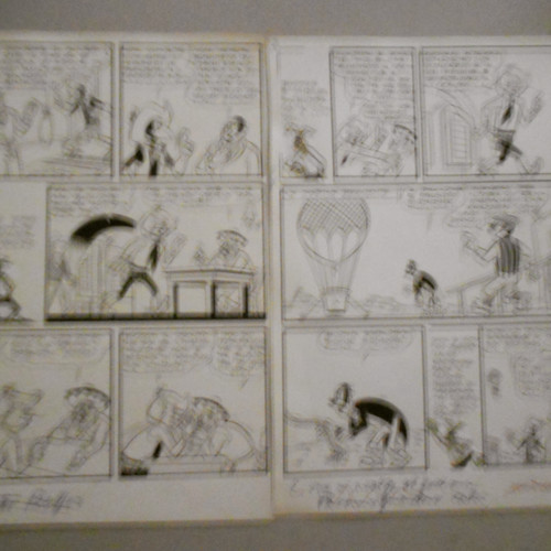 Lot planches originales - lot,