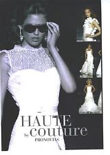 PUBLICITE ADVERTISING  2006  PRONOVIAS haute couture robe de mariée