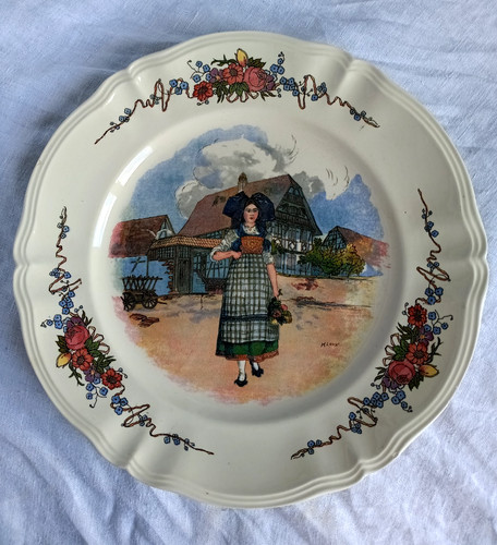 Sarreguemines grand plat - 1,