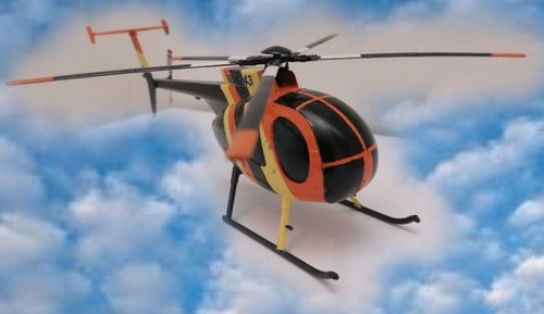 Helicopter hugues 500 magnum - helicopter,